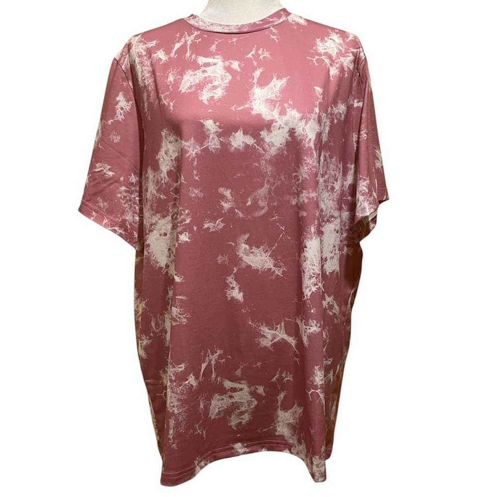 Pink and White Marbled Top‎